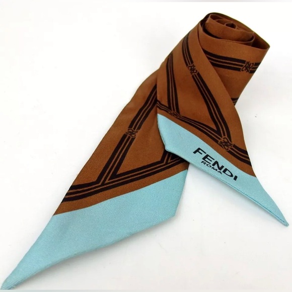 FENDI Signature Silk Scarf 😍❤️🔥 - Picture 8 of 10